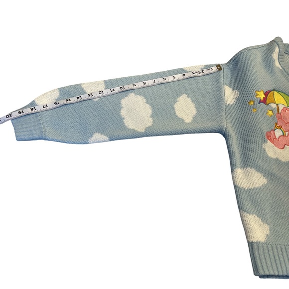 Hot Topic x Care Bears Cloud Chunky Knit Skimmer Cardigan 40th Anniversary - Picture 14 of 14